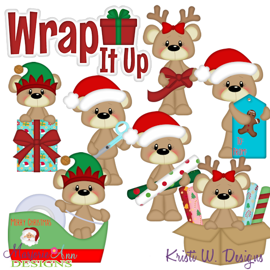 Payton Wrapping It Up SVG Cutting Files + Clipart - Click Image to Close